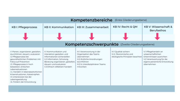 Die 5 wichtigsten Kompetenzbereiche in der Pflegeausbildung